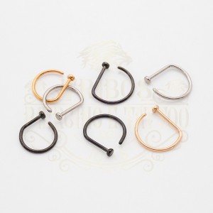 PIERCING ARGOLA NARIZ OPEN D RING