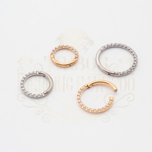 PIERCING ARGOLA CLICKER CARVEJADA FRONTAL