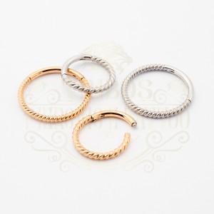 PIERCING ARGOLA  TRANÇADA