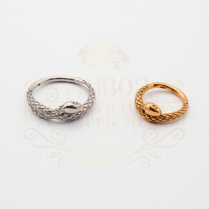 PIERCING ARGOLA CLICKER COBRA LATERAL