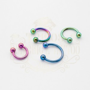 PIERCING FERRADURA ANODIZADOS