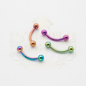 PIERCING MICRO CURVO ANODIZADOS