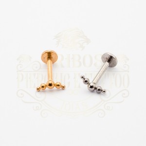 PIERCING LABRET CLUSTER CINCO BOLL