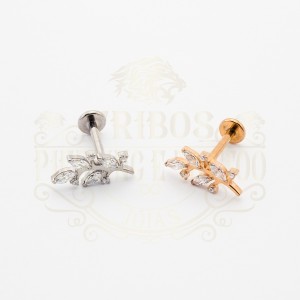 PIERCING LABRET RAMO FLOR