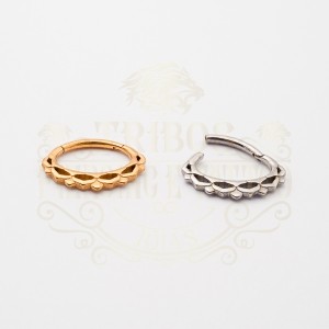 PIERCING ARGOLA CLICKER OVAL INDIANO