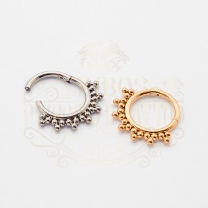 PIERCING ARGOLA CLICKER SIN FIN BOLLS