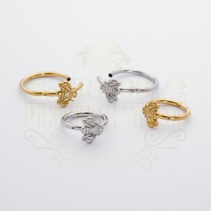 PIERCING ARGOLA CLICKER ABELHA LATERAL AÇO