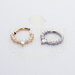 PIERCING GOTA CRAVEJADA TITÂNIO