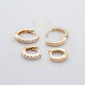 BRINCO ARGOLA BANHADO FINO CRAVEJADO