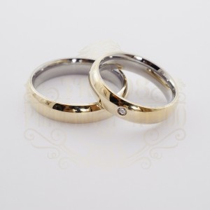 ALIANÇA MOEDA  REDONDA 5M.M ANTÔMICA POR DENTRO